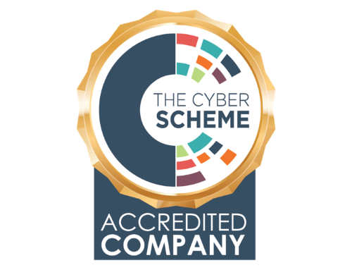 We are a Cyber Scheme Accredited Company